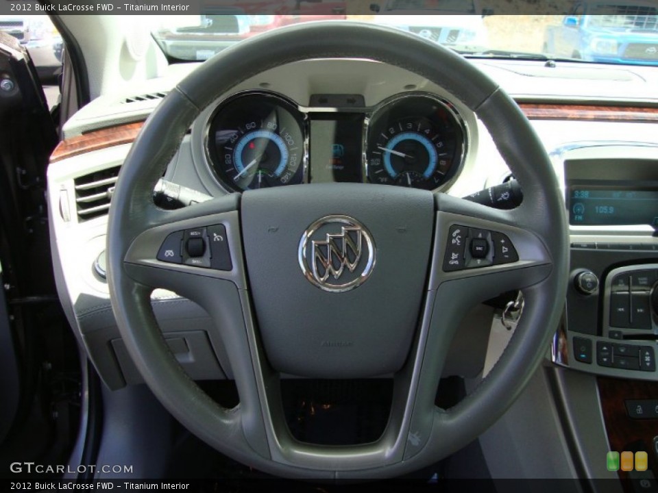 Titanium Interior Steering Wheel for the 2012 Buick LaCrosse FWD #82820443