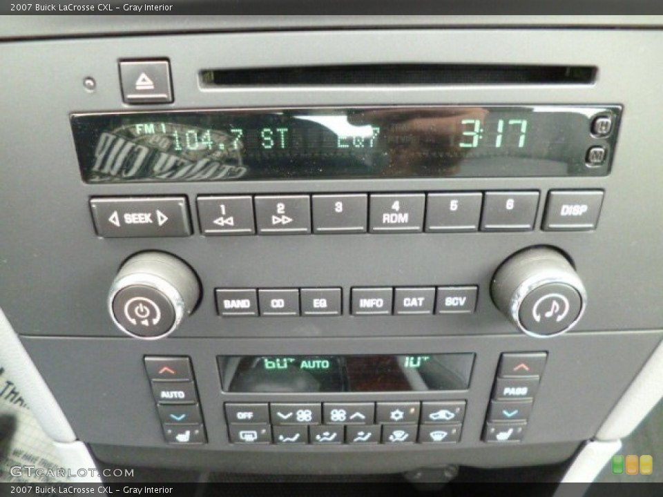 Gray Interior Controls for the 2007 Buick LaCrosse CXL #82820562
