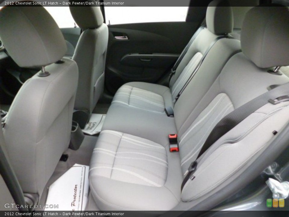 Dark Pewter/Dark Titanium Interior Rear Seat for the 2012 Chevrolet Sonic LT Hatch #82822577