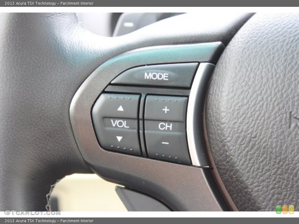 Parchment Interior Controls for the 2013 Acura TSX Technology #82825924