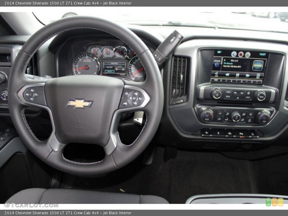 Jet Black Interior Dashboard for the 2014 Chevrolet Silverado 1500 LT Z71 Crew Cab 4x4 #82826850