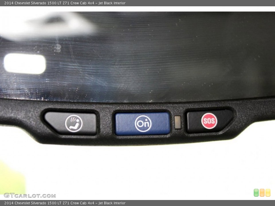 Jet Black Interior Controls for the 2014 Chevrolet Silverado 1500 LT Z71 Crew Cab 4x4 #82826894