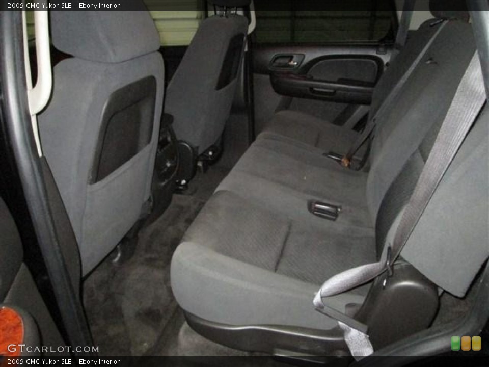 Ebony Interior Rear Seat for the 2009 GMC Yukon SLE #82826938