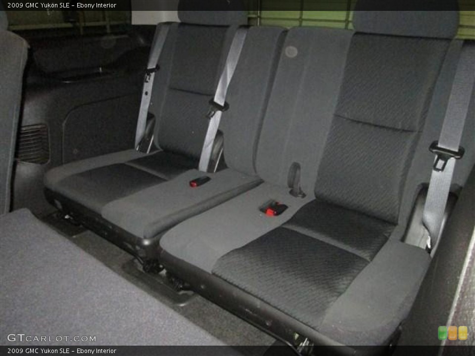 Ebony Interior Rear Seat for the 2009 GMC Yukon SLE #82826964