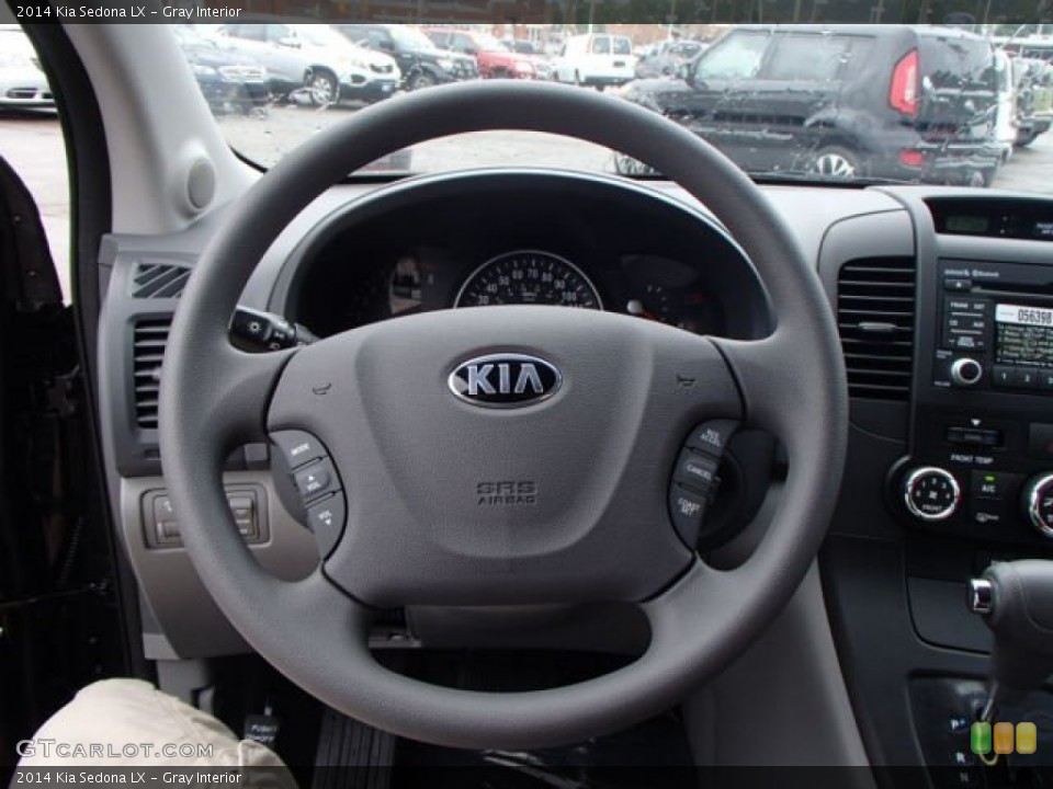 Gray Interior Steering Wheel for the 2014 Kia Sedona LX #82827077