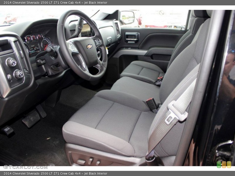 Jet Black Interior Front Seat for the 2014 Chevrolet Silverado 1500 LT Z71 Crew Cab 4x4 #82827118