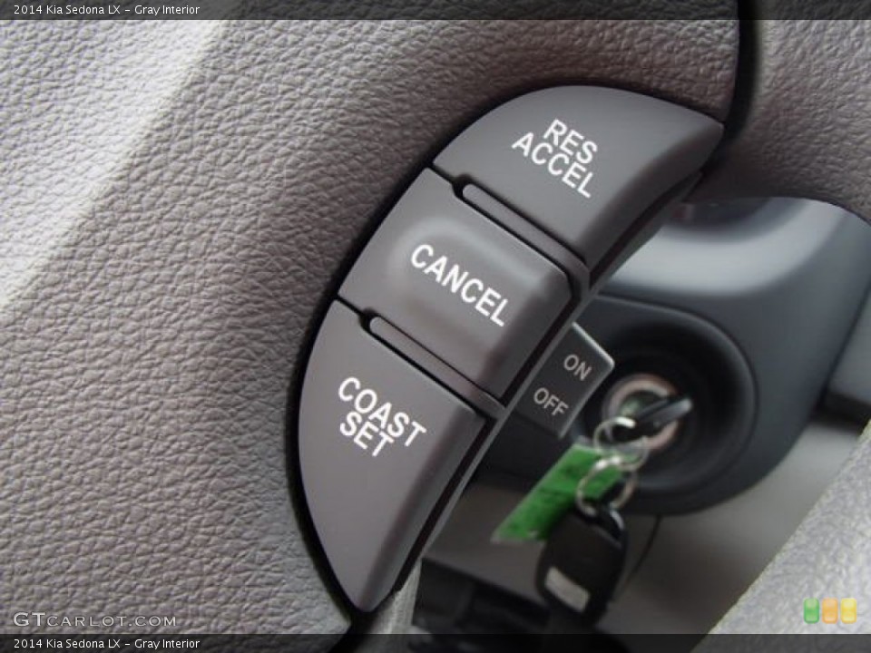 Gray Interior Controls for the 2014 Kia Sedona LX #82827123