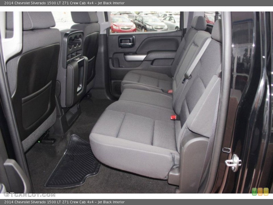 Jet Black Interior Rear Seat for the 2014 Chevrolet Silverado 1500 LT Z71 Crew Cab 4x4 #82827139