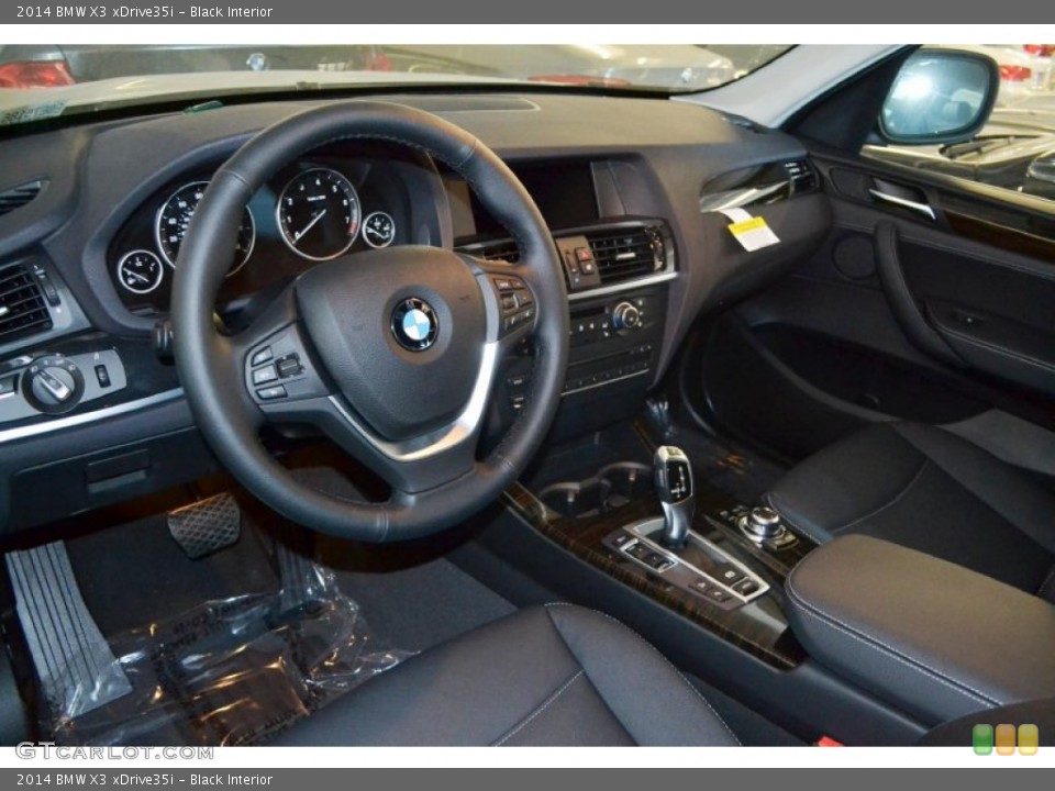 Black Interior Prime Interior for the 2014 BMW X3 xDrive35i #82827199