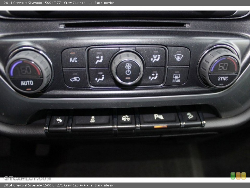 Jet Black Interior Controls for the 2014 Chevrolet Silverado 1500 LT Z71 Crew Cab 4x4 #82827226