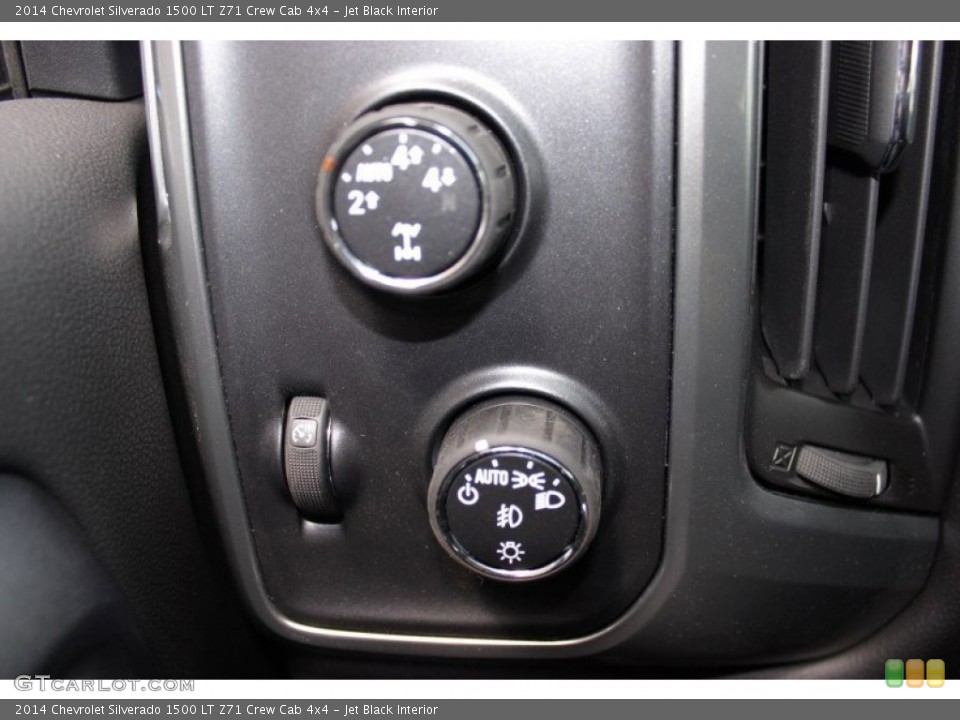 Jet Black Interior Controls for the 2014 Chevrolet Silverado 1500 LT Z71 Crew Cab 4x4 #82827250