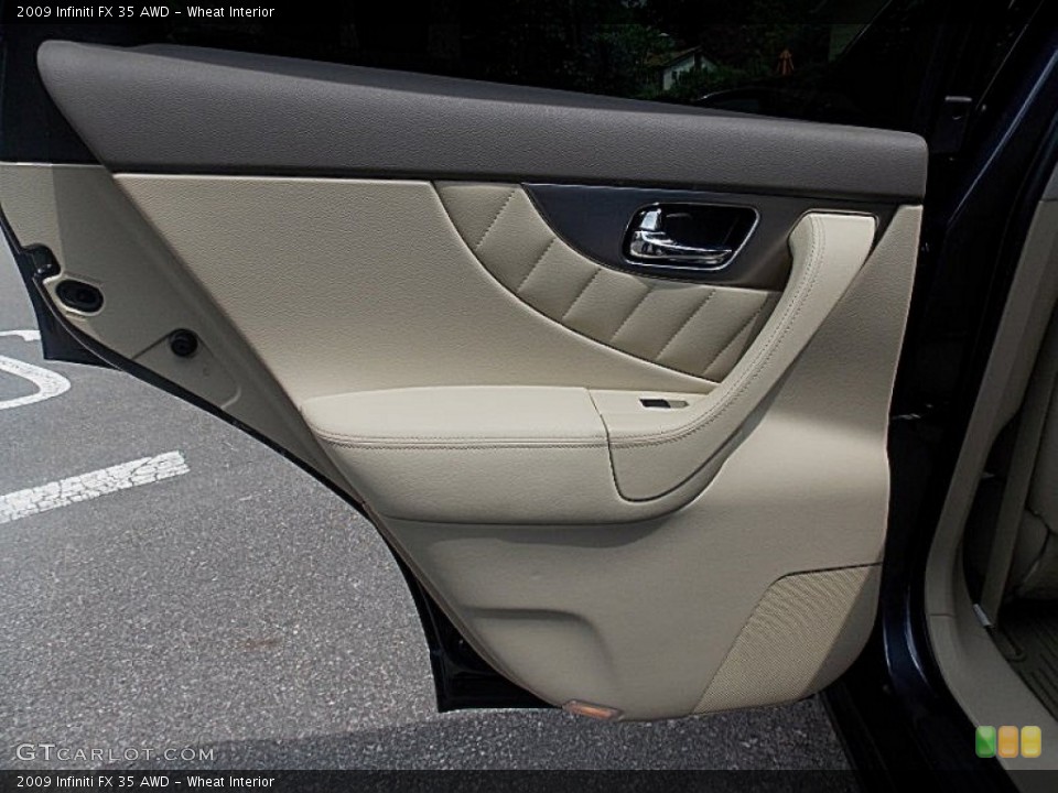 Wheat Interior Door Panel for the 2009 Infiniti FX 35 AWD #82829241