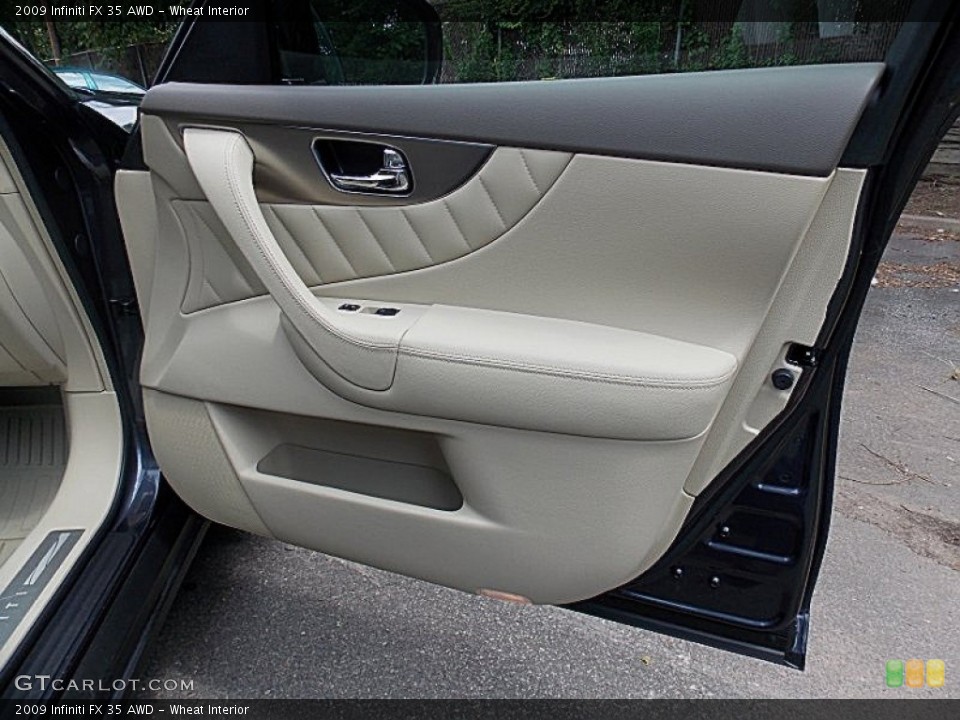 Wheat Interior Door Panel for the 2009 Infiniti FX 35 AWD #82829365