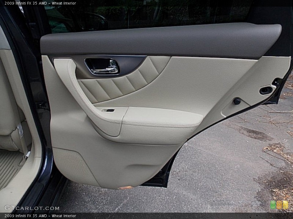 Wheat Interior Door Panel for the 2009 Infiniti FX 35 AWD #82829450