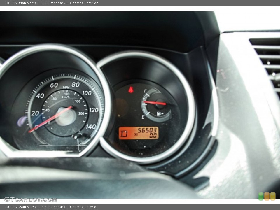 Charcoal Interior Gauges for the 2011 Nissan Versa 1.8 S Hatchback #82830076
