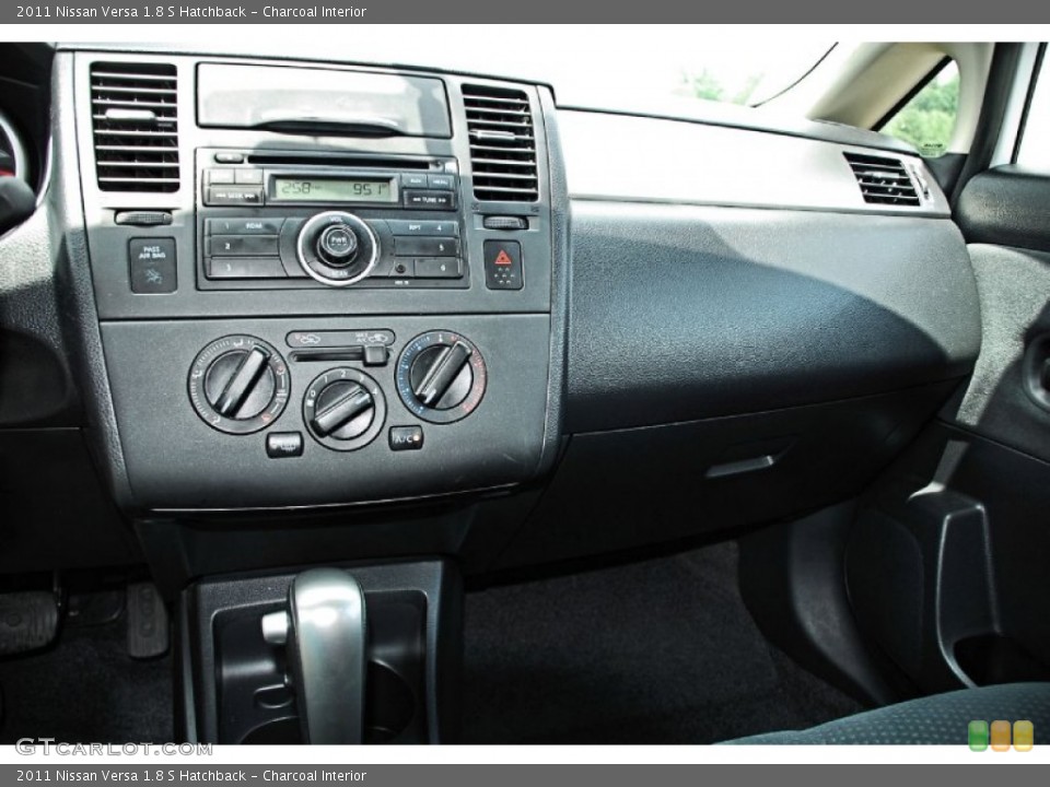 Charcoal Interior Dashboard for the 2011 Nissan Versa 1.8 S Hatchback #82830100