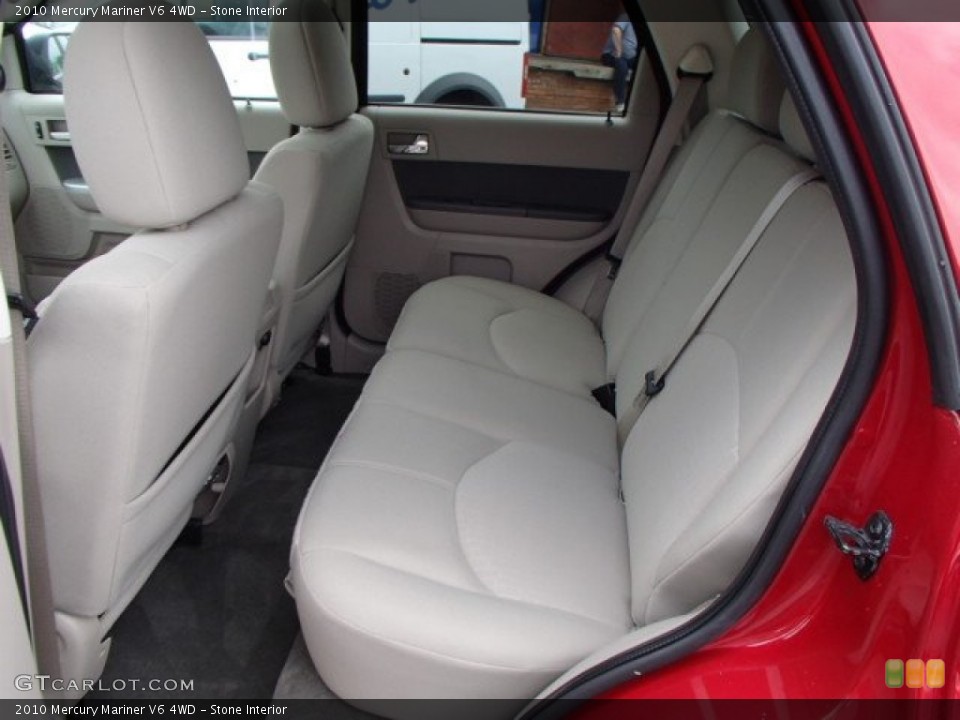 Stone Interior Rear Seat for the 2010 Mercury Mariner V6 4WD #82830121