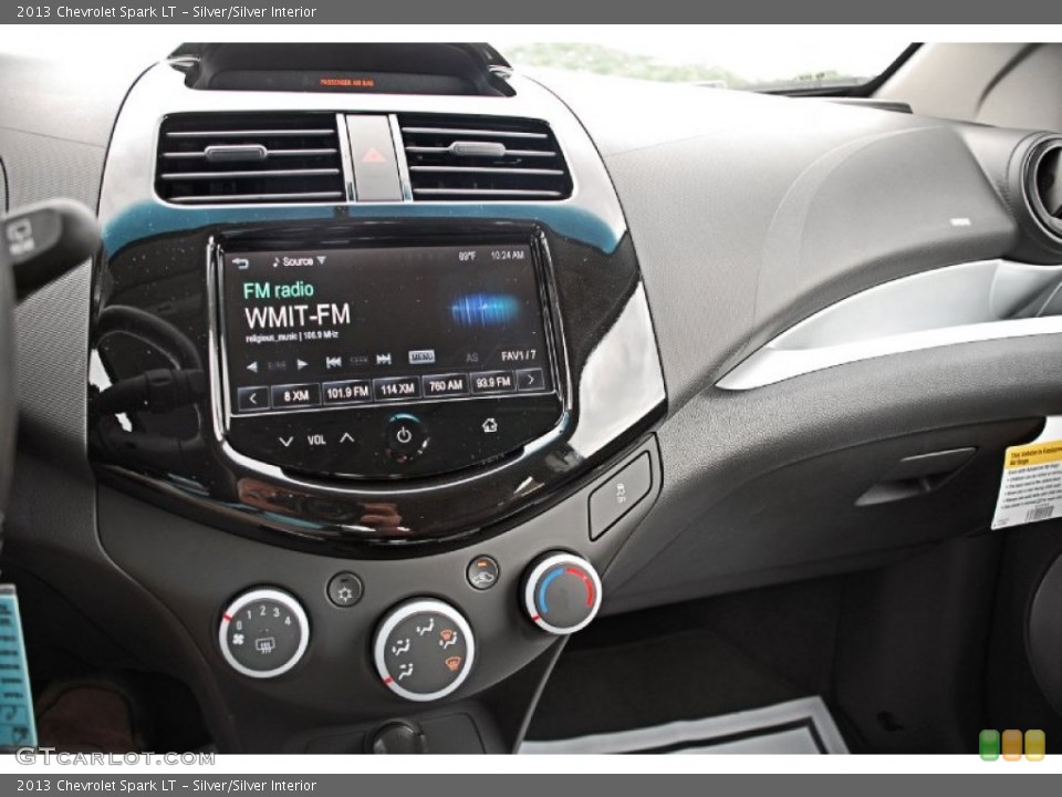 Silver/Silver Interior Controls for the 2013 Chevrolet Spark LT #82830797