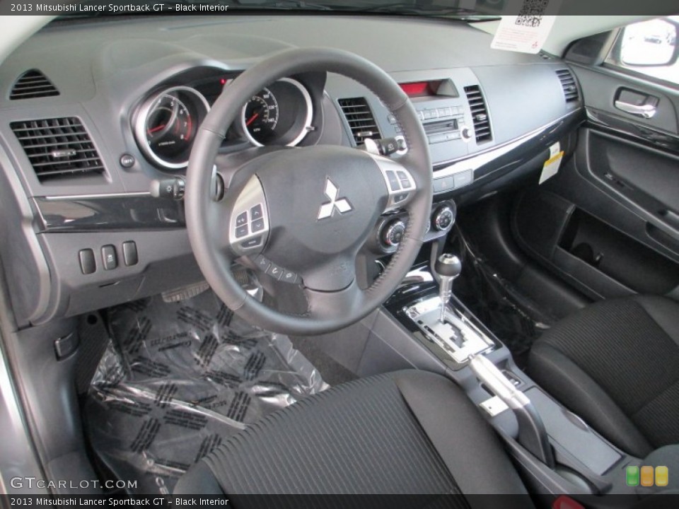 Black Interior Photo for the 2013 Mitsubishi Lancer Sportback GT #82830828