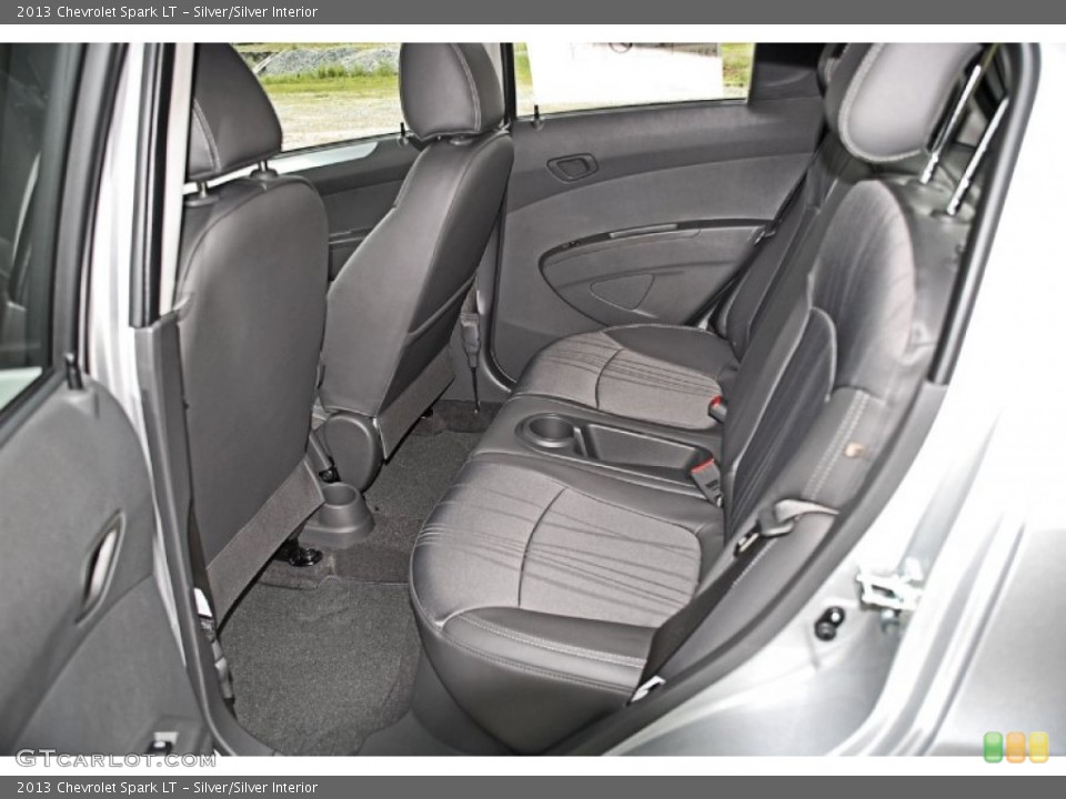 Silver/Silver Interior Rear Seat for the 2013 Chevrolet Spark LT #82830921