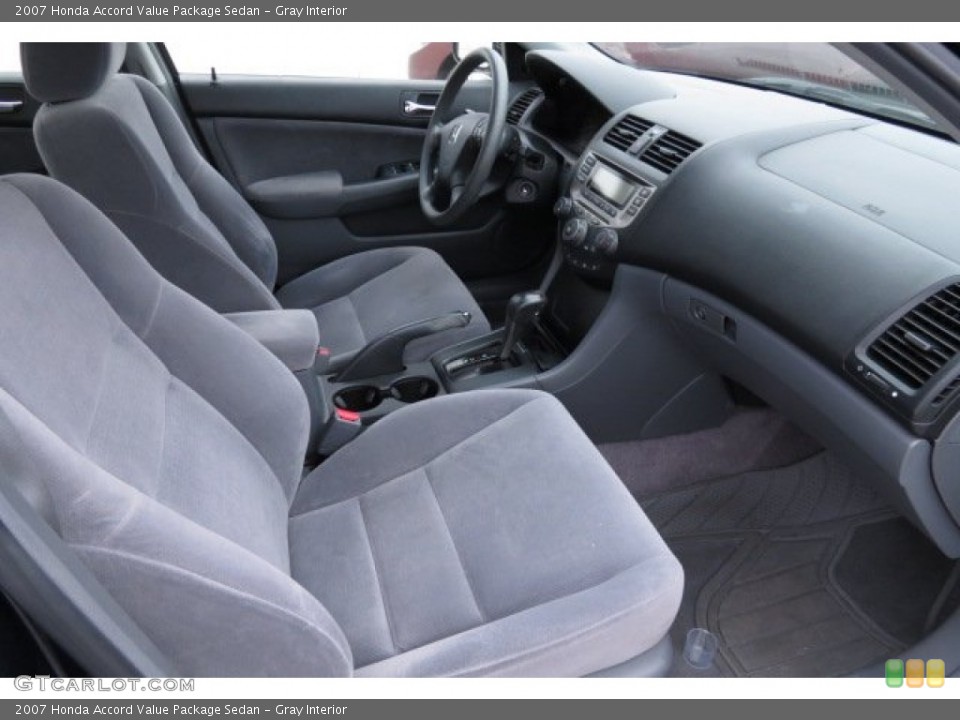 Gray Interior Photo for the 2007 Honda Accord Value Package Sedan #82831241
