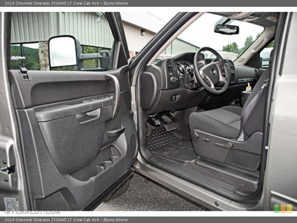 Ebony Interior Photo for the 2014 Chevrolet Silverado 2500HD LT Crew Cab 4x4 #82831483