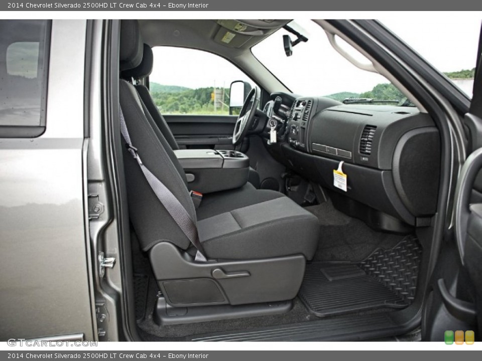 Ebony Interior Photo for the 2014 Chevrolet Silverado 2500HD LT Crew Cab 4x4 #82831507