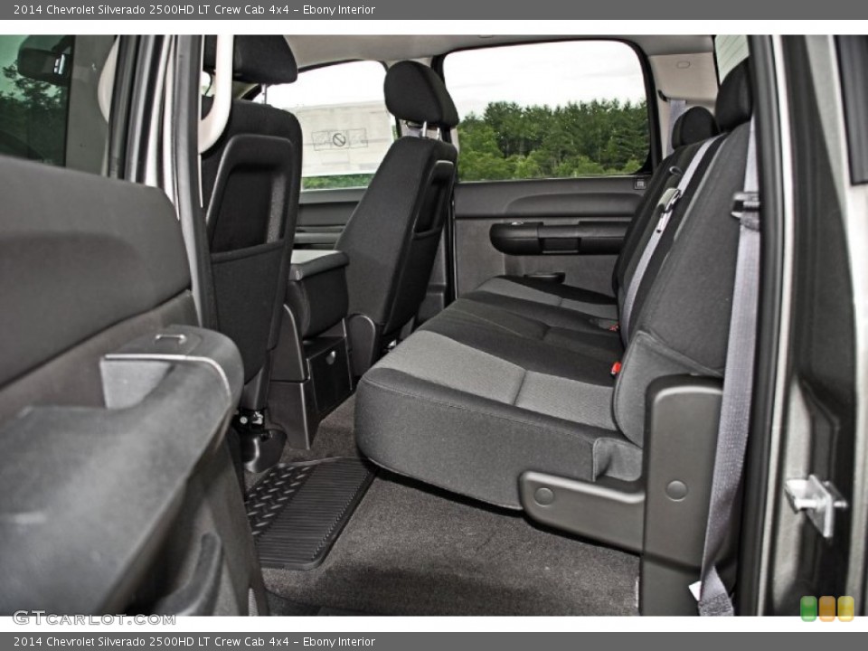 Ebony Interior Rear Seat for the 2014 Chevrolet Silverado 2500HD LT Crew Cab 4x4 #82831580