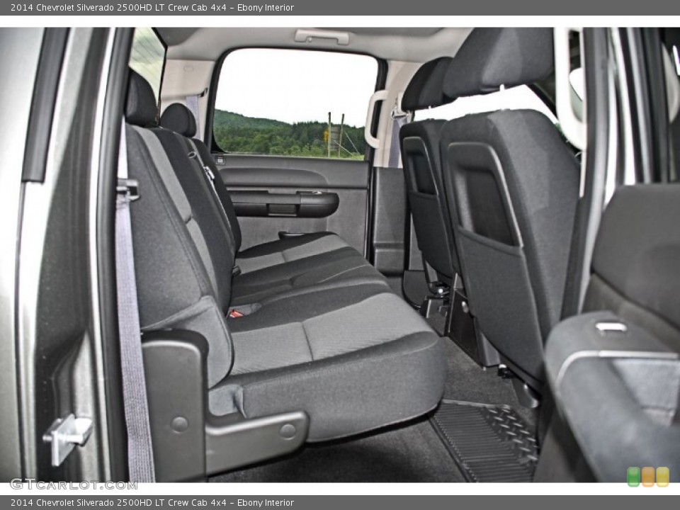 Ebony Interior Rear Seat for the 2014 Chevrolet Silverado 2500HD LT Crew Cab 4x4 #82831602