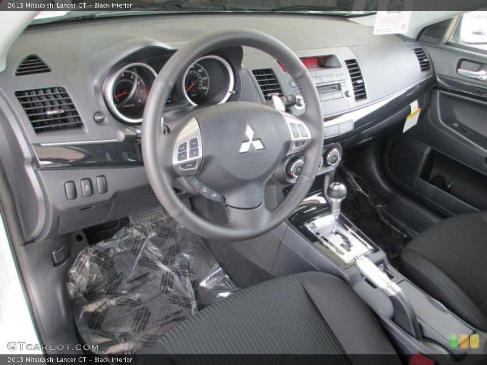 Black Interior Prime Interior for the 2013 Mitsubishi Lancer GT #82832476