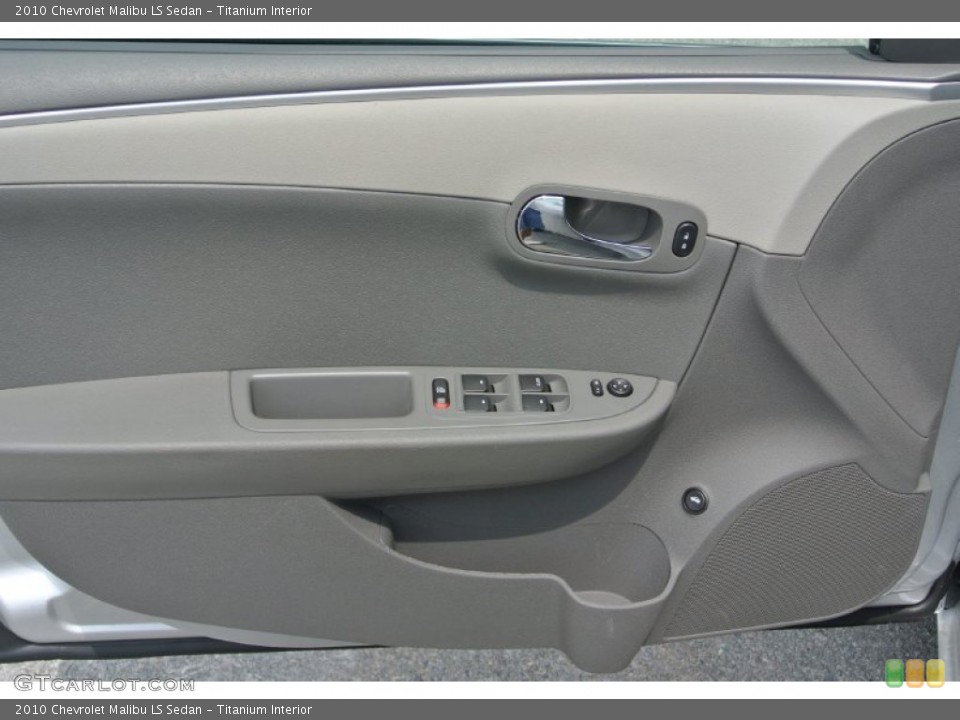 Titanium Interior Door Panel for the 2010 Chevrolet Malibu LS Sedan #82832535