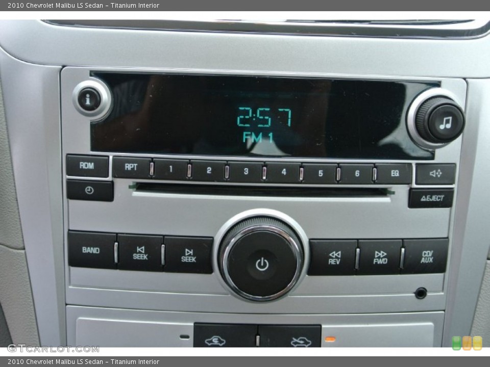 Titanium Interior Audio System for the 2010 Chevrolet Malibu LS Sedan #82832604
