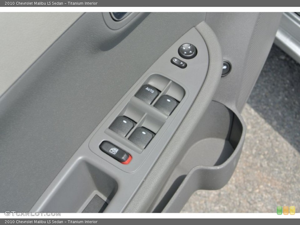 Titanium Interior Controls for the 2010 Chevrolet Malibu LS Sedan #82832698