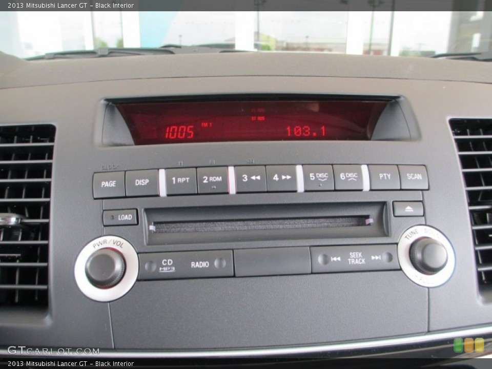 Black Interior Audio System for the 2013 Mitsubishi Lancer GT #82832752
