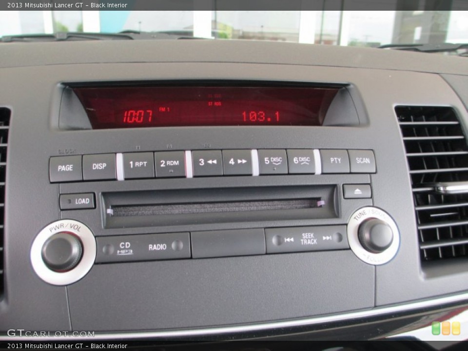 Black Interior Controls for the 2013 Mitsubishi Lancer GT #82832996