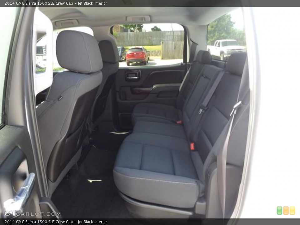 Jet Black Interior Rear Seat for the 2014 GMC Sierra 1500 SLE Crew Cab #82833585
