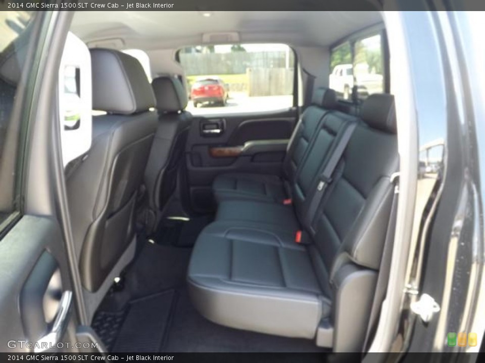 Jet Black Interior Rear Seat for the 2014 GMC Sierra 1500 SLT Crew Cab #82834316