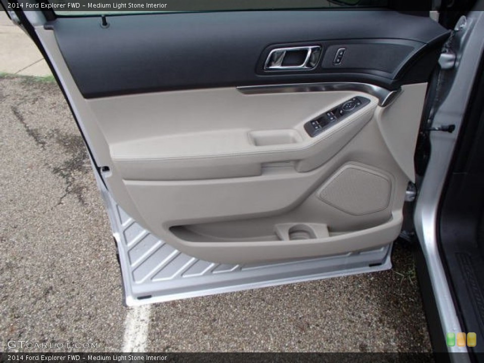 Medium Light Stone Interior Door Panel for the 2014 Ford Explorer FWD #82834873