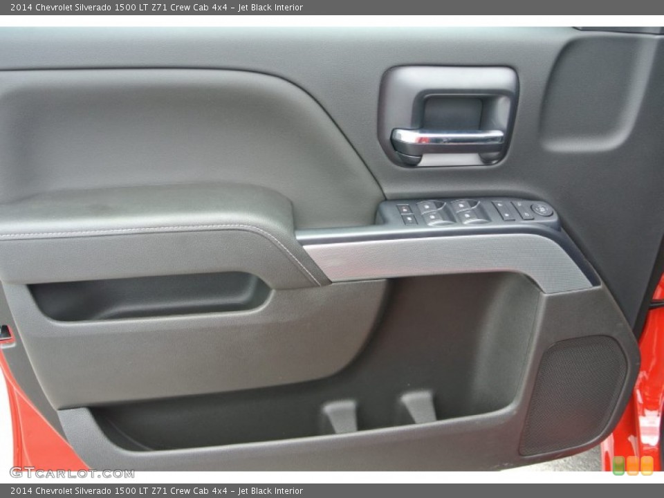 Jet Black Interior Door Panel for the 2014 Chevrolet Silverado 1500 LT Z71 Crew Cab 4x4 #82836039