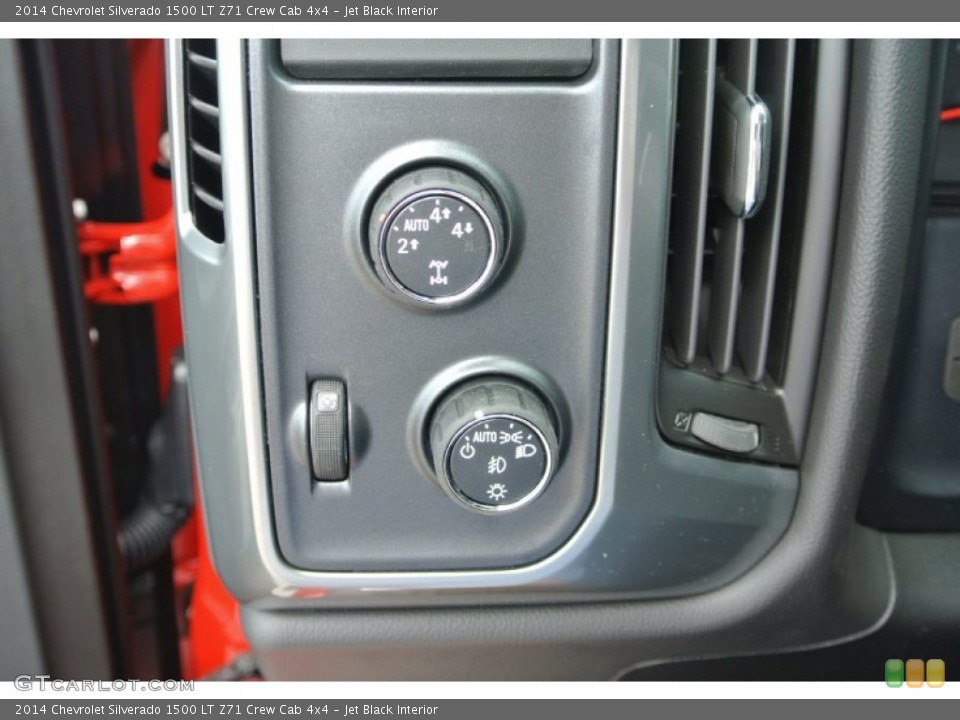 Jet Black Interior Controls for the 2014 Chevrolet Silverado 1500 LT Z71 Crew Cab 4x4 #82836058