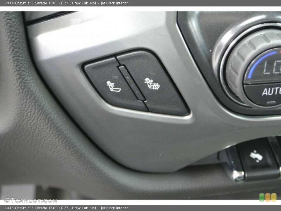 Jet Black Interior Controls for the 2014 Chevrolet Silverado 1500 LT Z71 Crew Cab 4x4 #82836082