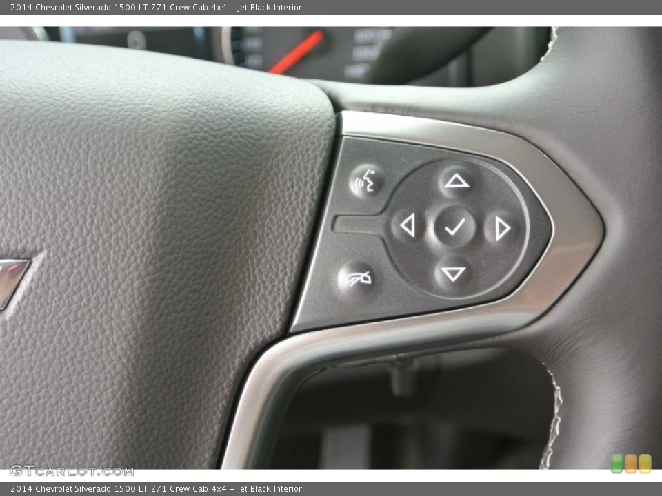 Jet Black Interior Controls for the 2014 Chevrolet Silverado 1500 LT Z71 Crew Cab 4x4 #82836169