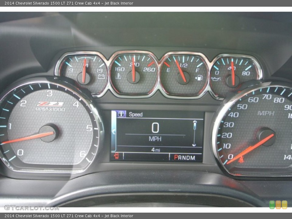 Jet Black Interior Gauges for the 2014 Chevrolet Silverado 1500 LT Z71 Crew Cab 4x4 #82836187