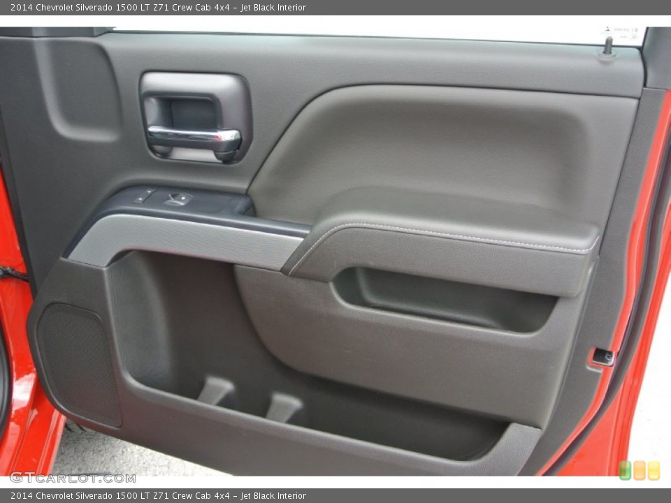 Jet Black Interior Door Panel for the 2014 Chevrolet Silverado 1500 LT Z71 Crew Cab 4x4 #82836286