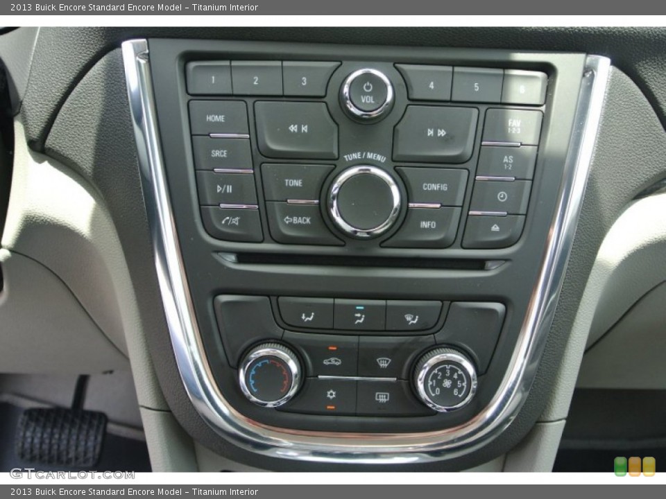 Titanium Interior Controls for the 2013 Buick Encore  #82836612