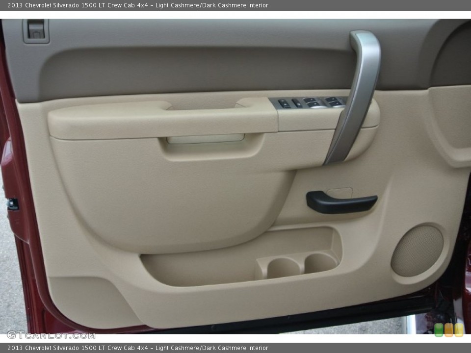 Light Cashmere/Dark Cashmere Interior Door Panel for the 2013 Chevrolet Silverado 1500 LT Crew Cab 4x4 #82837075