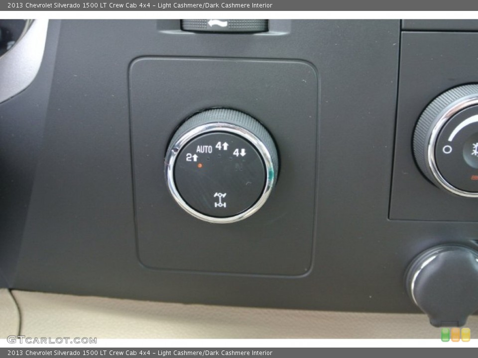 Light Cashmere/Dark Cashmere Interior Controls for the 2013 Chevrolet Silverado 1500 LT Crew Cab 4x4 #82837096