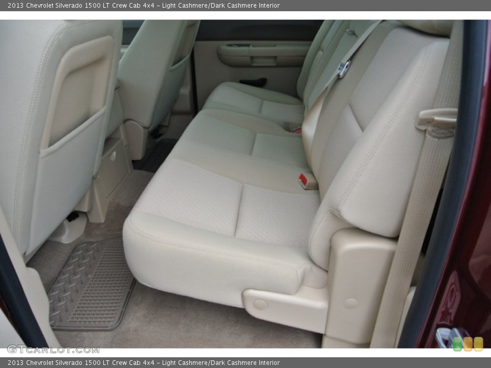 Light Cashmere/Dark Cashmere Interior Rear Seat for the 2013 Chevrolet Silverado 1500 LT Crew Cab 4x4 #82837177