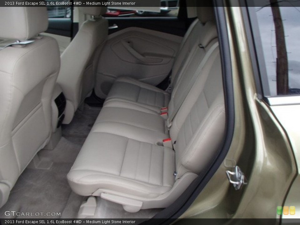 Medium Light Stone Interior Rear Seat for the 2013 Ford Escape SEL 1.6L EcoBoost 4WD #82837923