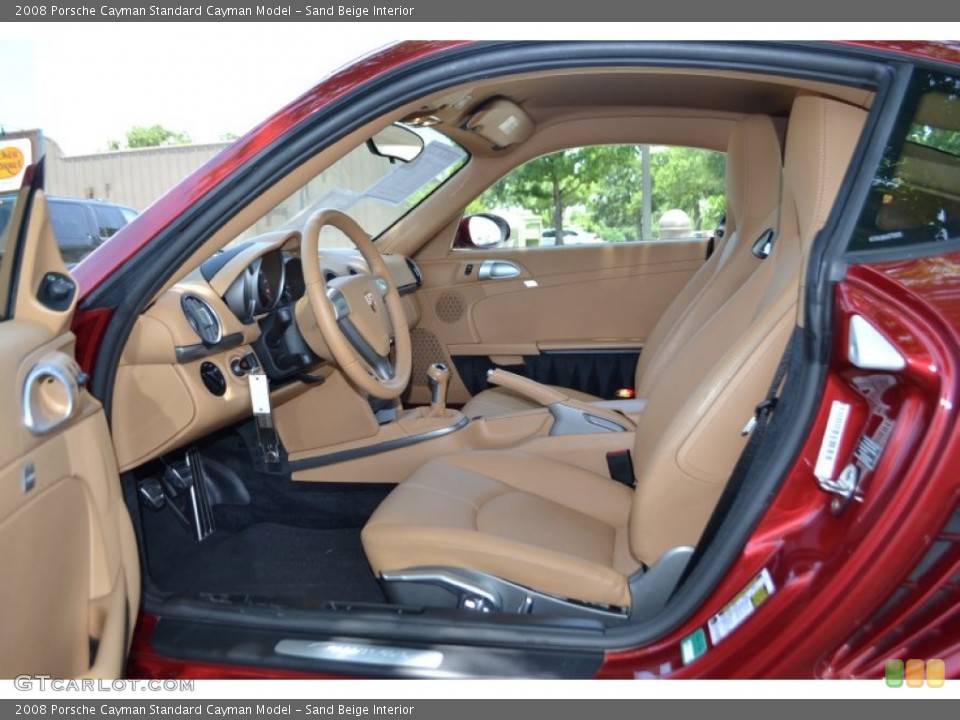 Sand Beige Interior Photo for the 2008 Porsche Cayman  #82838493